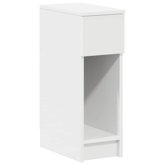 Bedside Cabinet with Drawer White 20x36x60 cm Bedside Cabinet with Drawer White 20x36x60 cm