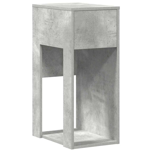 Computer Tower Stand with Drawer Concrete Grey 30x44x74 cm Computer Tower Stand with Drawer Concrete Grey 30x44x74 cm