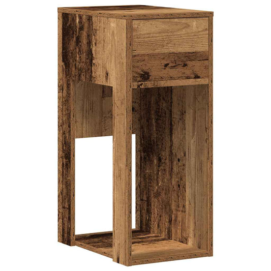 Computer Tower Stand with Drawer Old Wood 30x44x74 cm Computer Tower Stand with Drawer Old Wood 30x44x74 cm