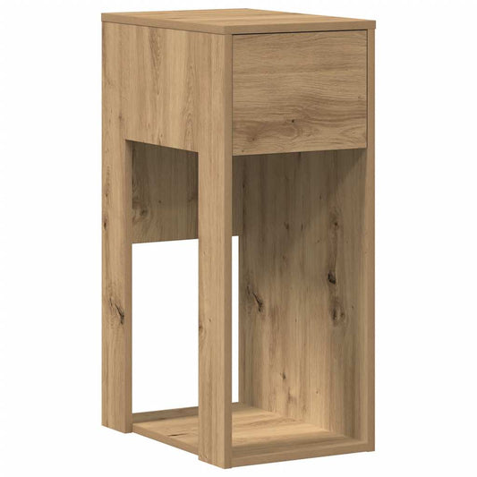 Computer Tower Stand with Drawer Artisan Oak 30x44x74 cm Computer Tower Stand with Drawer Artisan Oak 30x44x74 cm