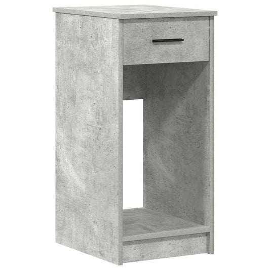 Computer Tower Stand with Drawer Concrete Grey 35x45x77 cm Computer Tower Stand with Drawer Concrete Grey 35x45x77 cm
