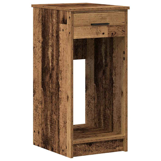 Computer Tower Stand with Drawer Old Wood 35x45x77 cm Computer Tower Stand with Drawer Old Wood 35x45x77 cm