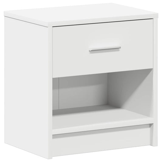Bedside Cabinet with Drawer White 39x28x41 cm Bedside Cabinet with Drawer White 39x28x41 cm
