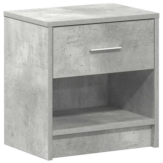 Bedside Cabinet with Drawer Concrete Grey 39x28x41 cm Bedside Cabinet with Drawer Concrete Grey 39x28x41 cm