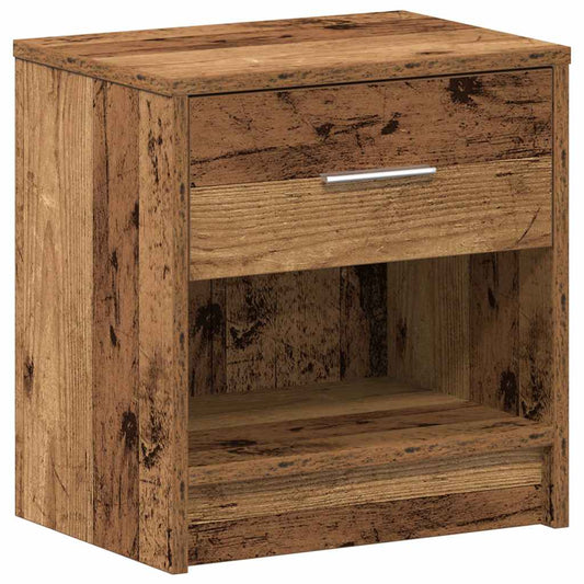 Bedside Cabinet with Drawer Old Wood 39x28x41 cm Bedside Cabinet with Drawer Old Wood 39x28x41 cm