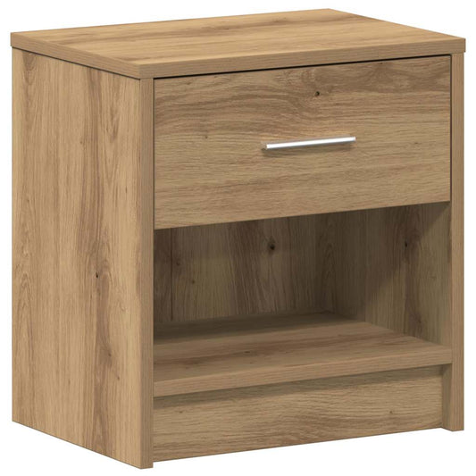 Bedside Cabinet with Drawer Artisan Oak 39x28x41 cm Bedside Cabinet with Drawer Artisan Oak 39x28x41 cm