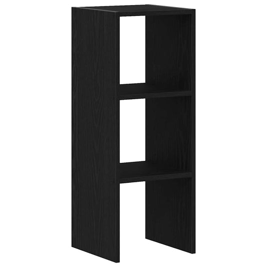 Bookcase Stackable Black Oak 30x30x80 cm Engineered Wood Bookcase Stackable Black Oak 30x30x80 cm Engineered Wood