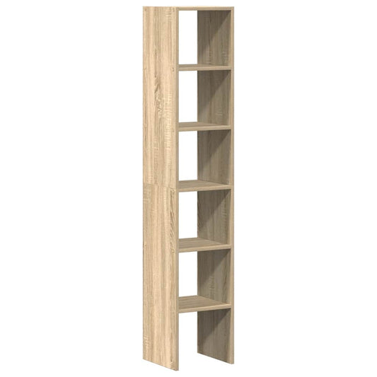 Bookcases 2 pcs Stackable Sonoma Oak 30x30x80cm Engineered Wood Bookcases 2 pcs Stackable Sonoma Oak 30x30x80cm Engineered Wood