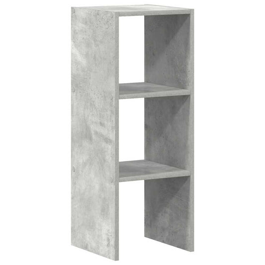 Bookcase Stackable Concrete Grey 30x30x80 cm Engineered Wood Bookcase Stackable Concrete Grey 30x30x80 cm Engineered Wood