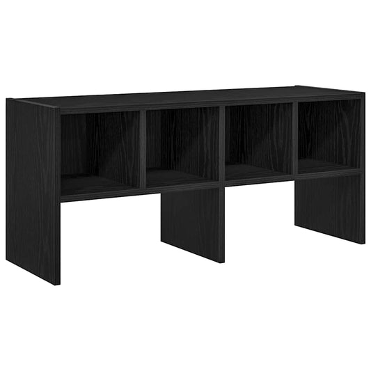 Shoe Rack Stackable Black Oak 89.5x30x40 cm Shoe Rack Stackable Black Oak 89.5x30x40 cm