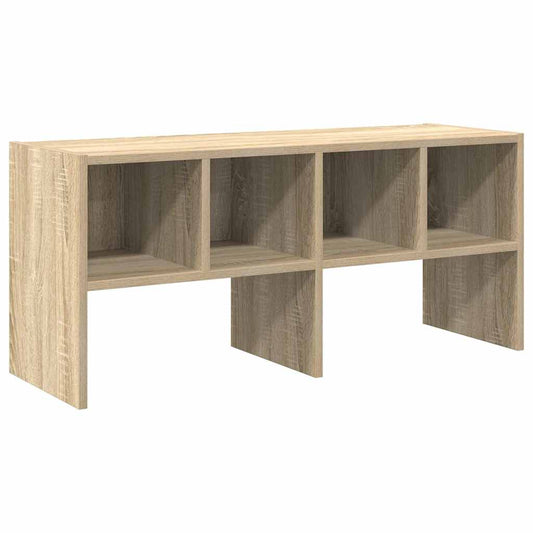 Shoe Rack Stackable Sonoma Oak 89.5x30x40 cm Shoe Rack Stackable Sonoma Oak 89.5x30x40 cm