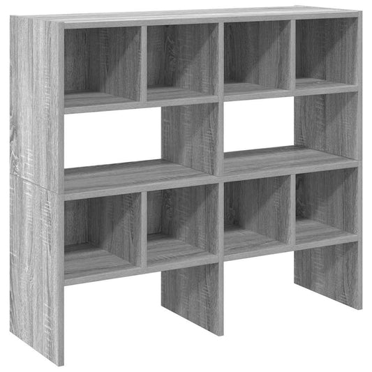 Shoe Racks 2 pcs Stackable Grey Sonoma 89,5x30x40 cm Shoe Racks 2 pcs Stackable Grey Sonoma 89,5x30x40 cm