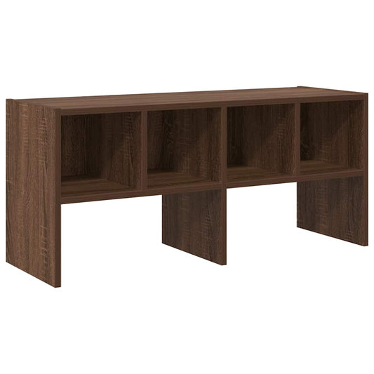 Shoe Rack Stackable Brown Oak 89.5x30x40 cm Shoe Rack Stackable Brown Oak 89.5x30x40 cm