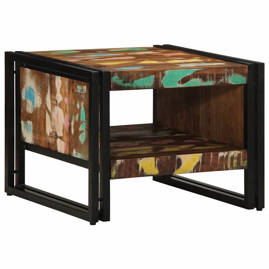 Coffee Table Multicolour 50x50x38 cm Solid Wood Reclaimed Coffee Table Multicolour 50x50x38 cm Solid Wood Reclaimed