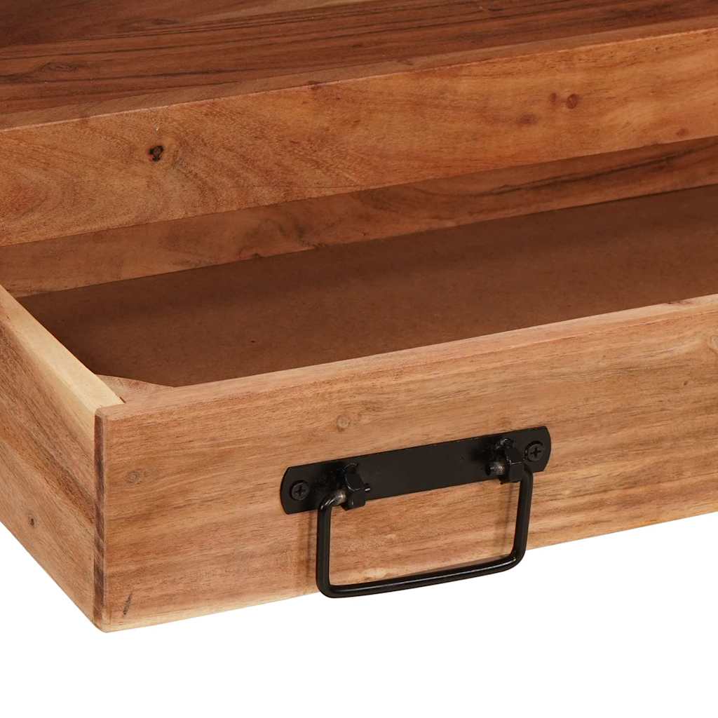 Vanity Cabinet Brown 71 x 33 x 58 cm Solid Acacia Wood