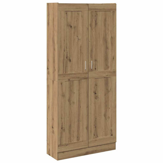 Highboard Artisan Oak 82.5x30.5x185 cm Engineered Wood Highboard Artisan Oak 82.5x30.5x185 cm Engineered Wood