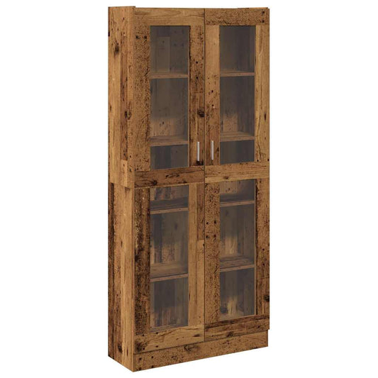 Highboard Old Wood 82.5x30.5x185 cm Engineered Wood Highboard Old Wood 82.5x30.5x185 cm Engineered Wood