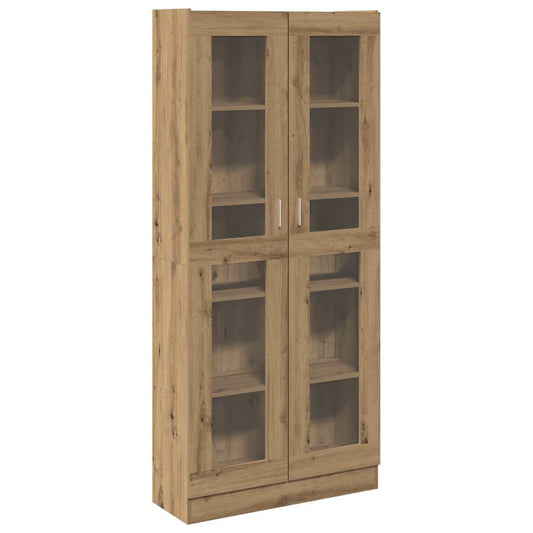 Highboard Artisan Oak 82.5x30.5x185 cm Engineered Wood Highboard Artisan Oak 82.5x30.5x185 cm Engineered Wood