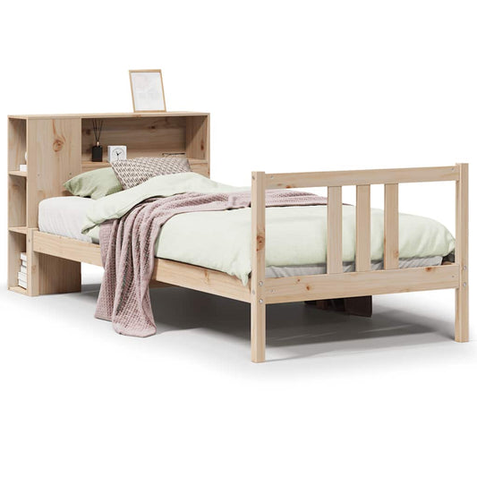 Bookcase Bed without Mattress 75x190cm Solid Wood Pine Bookcase Bed without Mattress 75x190cm Solid Wood Pine