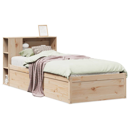Bed Frame without Mattress 75x190 cm Small Single Solid Wood Pine Bed Frame without Mattress 75x190 cm Small Single Solid Wood Pine