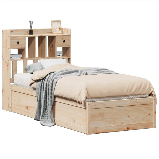 Bed Frame without Mattress 75x190 cm Small Single Solid Wood Pine Bed Frame without Mattress 75x190 cm Small Single Solid Wood Pine