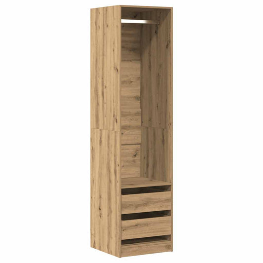 Wardrobe Artisan Oak 50x50x200 cm Engineered Wood Wardrobe Artisan Oak 50x50x200 cm Engineered Wood