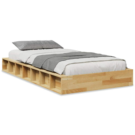 Bed Frame | Oak | Solid oak wood | Single | Bed Frame | Rectangular Bed Frame | Oak | Solid oak wood | Single | Bed Frame | Rectangular