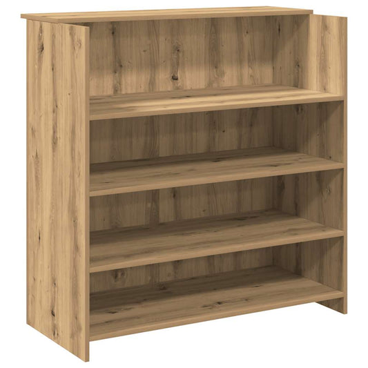 Reception Desk Artisan Oak 100x50x103.5 cm Engineered Wood Reception Desk Artisan Oak 100x50x103.5 cm Engineered Wood