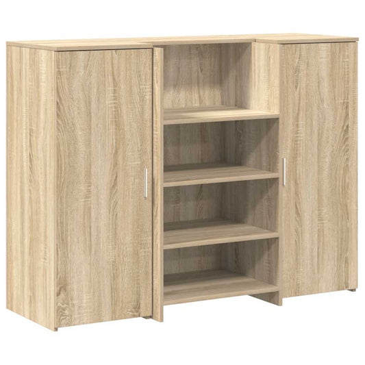 Reception Desk Sonoma Oak 135x50x103,5 cm Engineered Wood Reception Desk Sonoma Oak 135x50x103,5 cm Engineered Wood