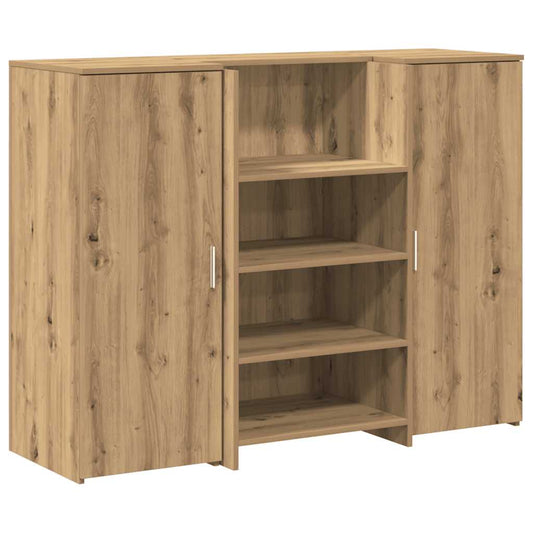 Reception Desk Artisan Oak 135x50x103,5 cm Engineered Wood Reception Desk Artisan Oak 135x50x103,5 cm Engineered Wood