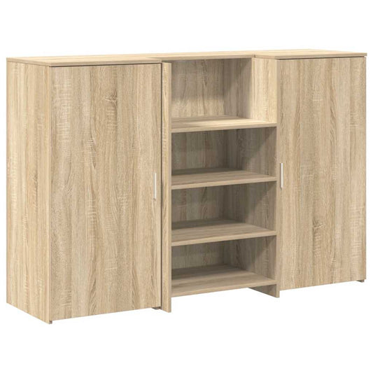 Reception Desk Sonoma Oak 155x50x103,5 cm Engineered Wood Reception Desk Sonoma Oak 155x50x103,5 cm Engineered Wood