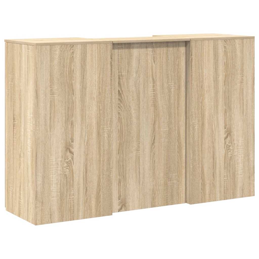 Reception Desk Sonoma Oak 155x50x103,5 cm Engineered Wood