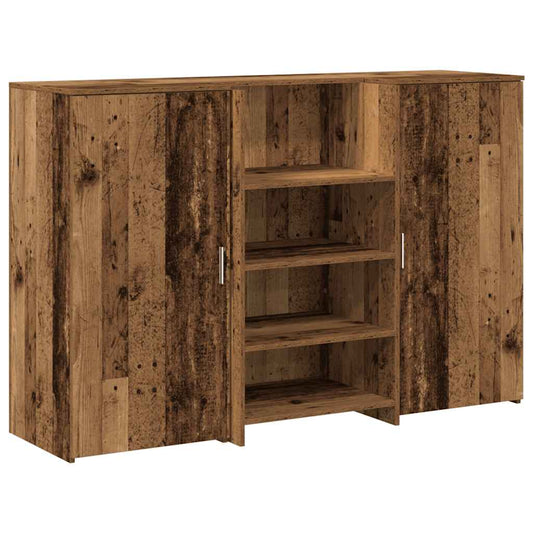Reception Desk Old Wood 155x50x103,5 cm Engineered Wood Reception Desk Old Wood 155x50x103,5 cm Engineered Wood