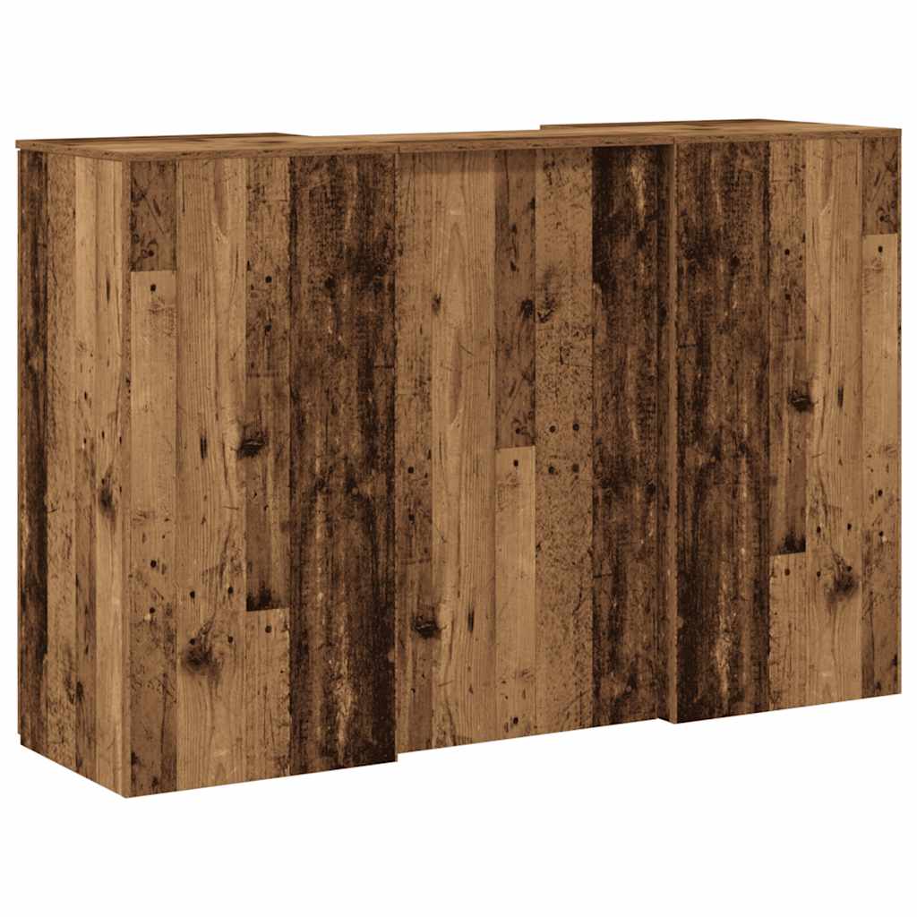 Reception Desk Old Wood 155x50x103,5 cm Engineered Wood