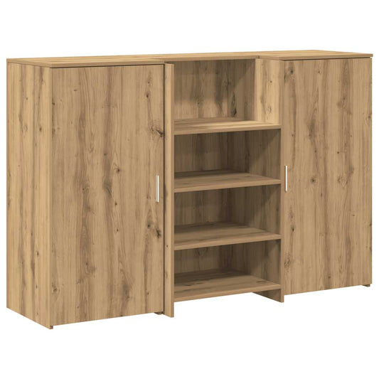 Reception Desk Artisan Oak 155x50x103,5 cm Engineered Wood Reception Desk Artisan Oak 155x50x103,5 cm Engineered Wood