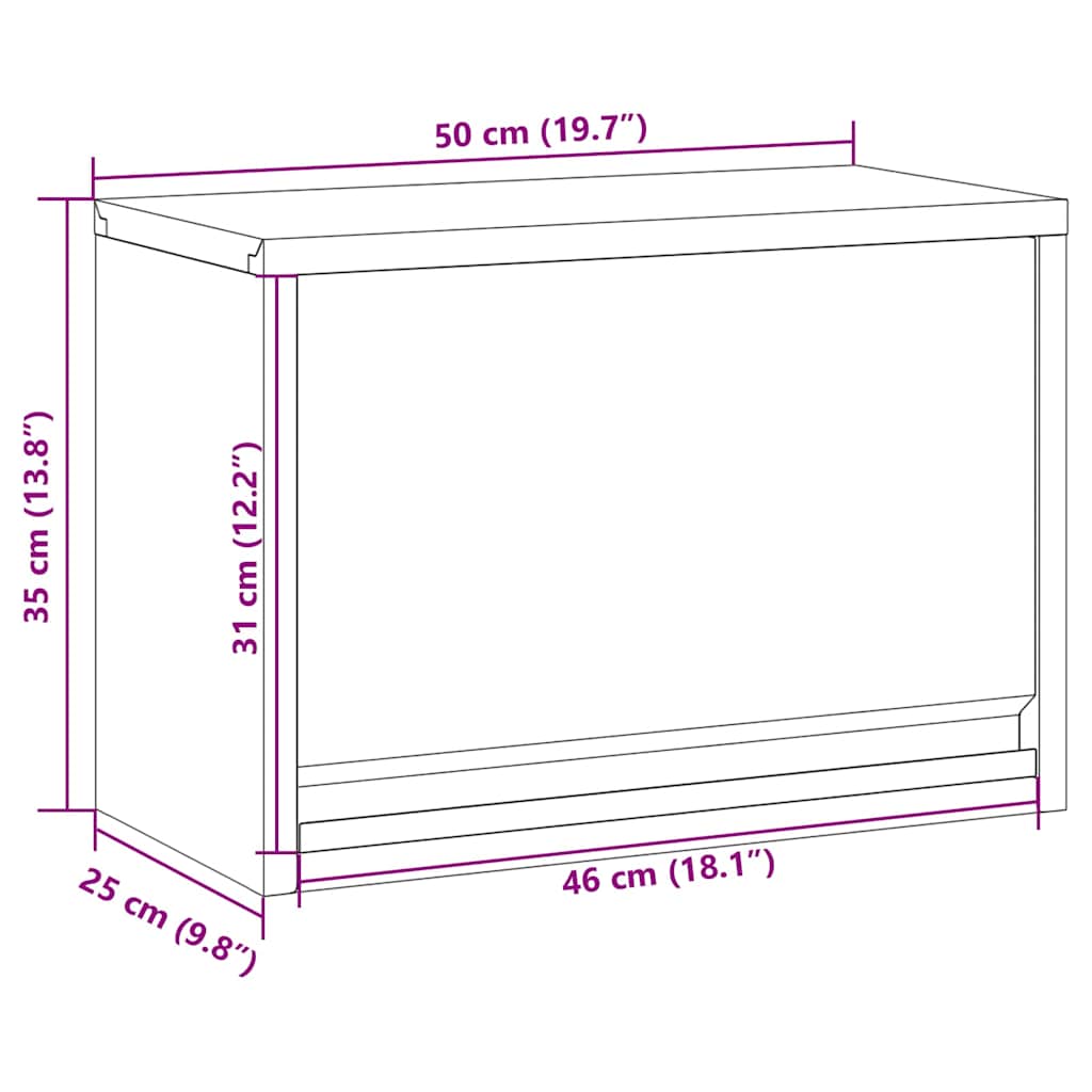 Tool Cabinet with Storage Black and Grey 50 x 25 x 35 cm