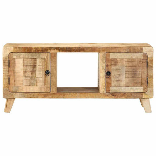TV Cabinet 105x46x32 cm Solid Wood Rough Mango TV Cabinet 105x46x32 cm Solid Wood Rough Mango