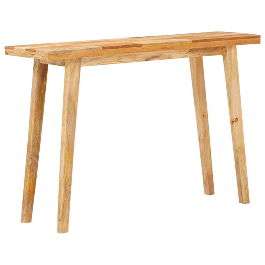 Dinning Table Natural 100 x 35 x 75 cm Solid Mango Wood Dinning Table Natural 100 x 35 x 75 cm Solid Mango Wood