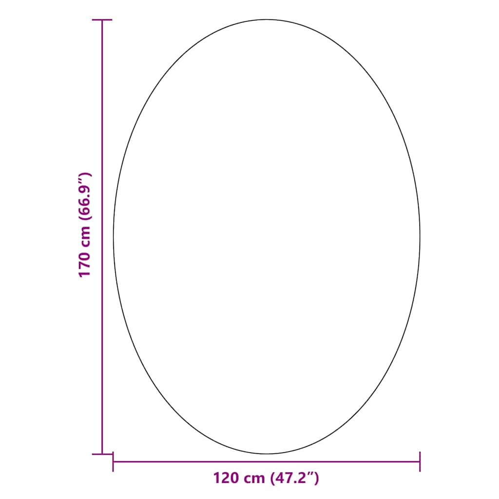 Area Rugs Oval HUARTE Beige 120 x 170 cm 100% Polyester