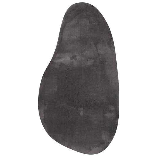 Carpet HUARTE Anthracite 100 x 200 cm Polyester Carpet HUARTE Anthracite 100 x 200 cm Polyester