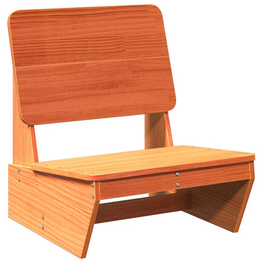 Garden Chair Wax Brown 60x64x70.5 cm Solid Wood Pine Garden Chair Wax Brown 60x64x70.5 cm Solid Wood Pine