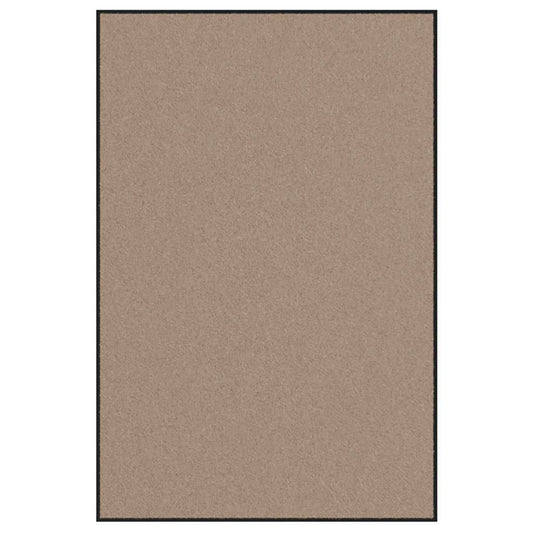 Doormat Beige and Black 120 x 180 cm 100% Polyamide Doormat Beige and Black 120 x 180 cm 100% Polyamide