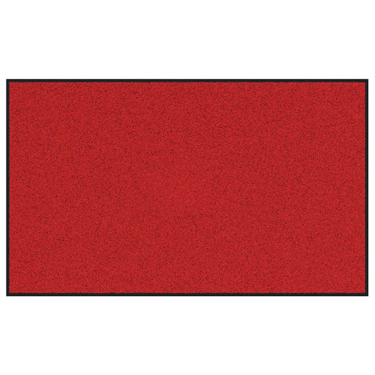 Doormat Red and Black 90 x 150 cm 100% Polyamide Doormat Red and Black 90 x 150 cm 100% Polyamide