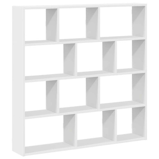 Wall Cube Shelf 12 Compartments White Engineered Wood Wall Cube Shelf 12 Compartments White Engineered Wood