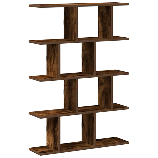 Wall Cube Shelf 12 Compartments Smoked Oak Engineered Wood Wall Cube Shelf 12 Compartments Smoked Oak Engineered Wood