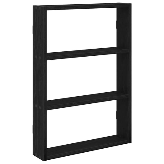 Wall Shelf Black 43x9x60 cm Engineered Wood Wall Shelf Black 43x9x60 cm Engineered Wood