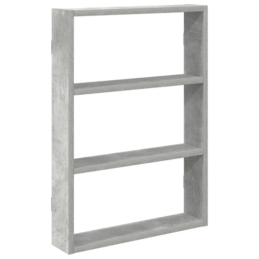 Wall Shelf Concrete Grey 43x9x60 cm Engineered Wood Wall Shelf Concrete Grey 43x9x60 cm Engineered Wood