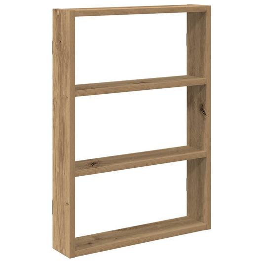 Wall Shelf Artisan Oak 43x9x60 cm Engineered Wood Wall Shelf Artisan Oak 43x9x60 cm Engineered Wood