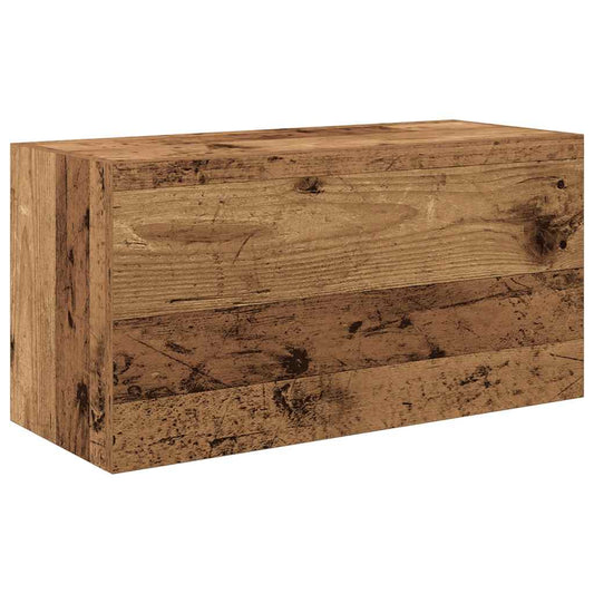 Bathroom Wall Cabinet Old Wood 60x25x30 cm Engineered Wood Bathroom Wall Cabinet Old Wood 60x25x30 cm Engineered Wood