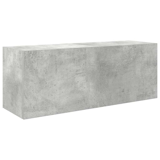 Bathroom Wall Cabinet Concrete Grey 80x25x30 cm Engineered Wood Bathroom Wall Cabinet Concrete Grey 80x25x30 cm Engineered Wood